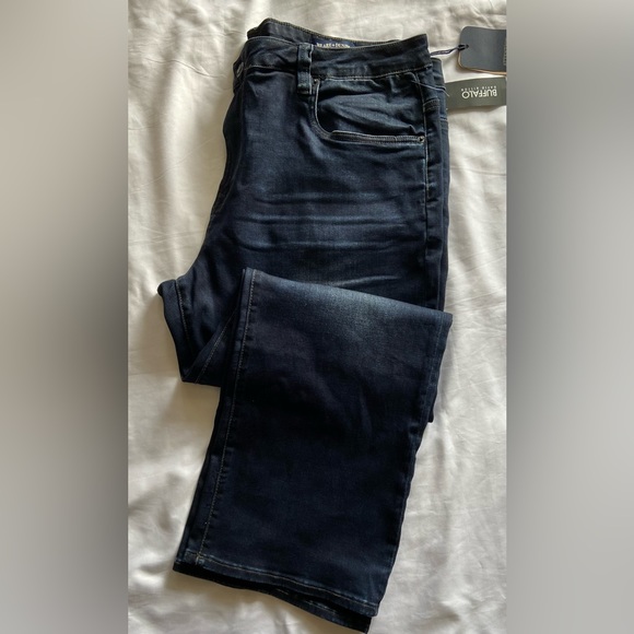 Buffalo David Bitton Mens Relaxed Straight Driven Indigo Jeans - BM22137 - Picture 4 of 8